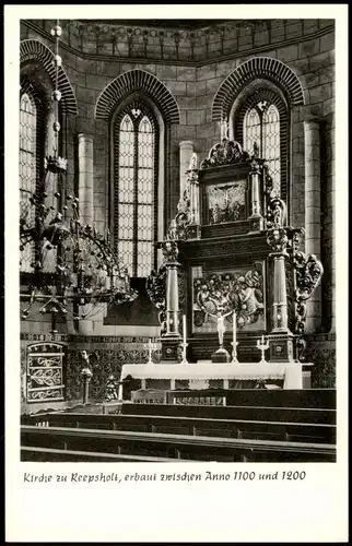 Ansichtskarte Reepsholt (Lk Wittmund) Chor der Kirche 1962