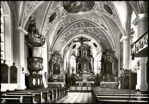 Ansichtskarte Mieders Stubaital Kirche 1962