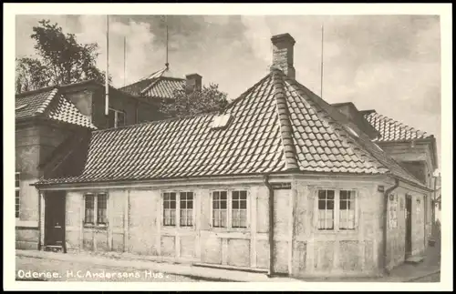 Postcard Odense (Dänemark) H.C. Andersens Hus 1940
