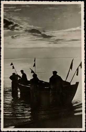 .Mecklenburg-Vorpommern Ostsee Allgemein, Fischer Fischerboote 1955