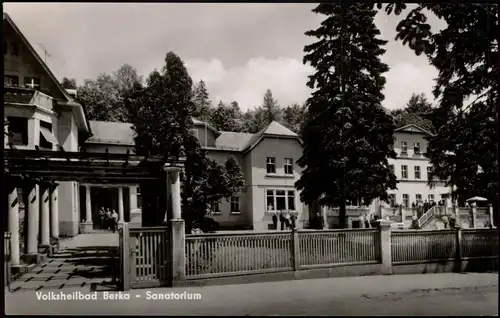 Ansichtskarte Bad Berka Sanatorium 1962