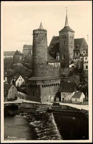 Ansichtskarte Bautzen Budyšin Stadtpartie 1931