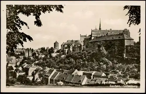 Ansichtskarte Bautzen Budyšin Totale 1957