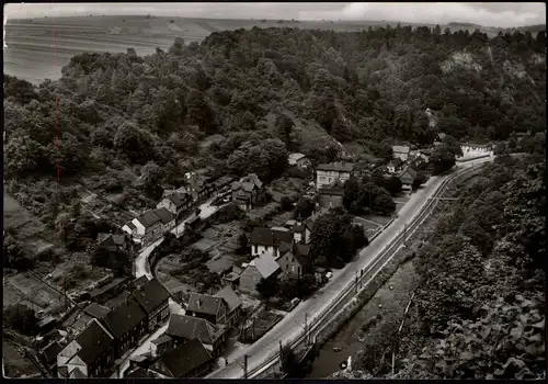 Ansichtskarte Rübeland Panorama-Ansicht Harz Blick DDR AK 1971