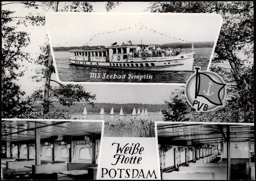 Ansichtskarte Potsdam Weiße Flotte MS Seebad Templin 1966