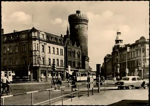 Ansichtskarte Cottbus Ernst Thälmann-Platz 1962