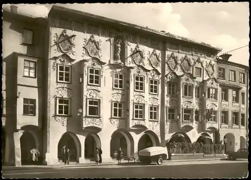 Ansichtskarte Wasserburg am Inn Wasserburg a. Inn Kernhausfassade 1968