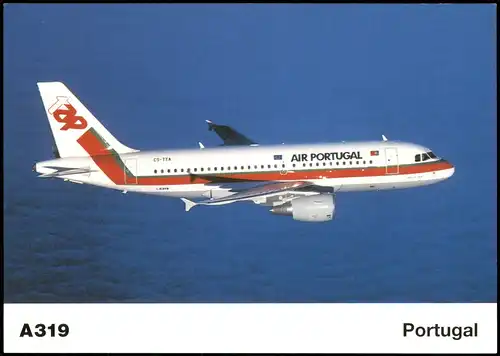 Ansichtskarte  Airbus 319 - TAP Air Portugal - Flugzeug 2003