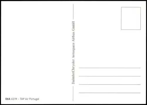 Ansichtskarte  Airbus 319 - TAP Air Portugal - Flugzeug 2003
