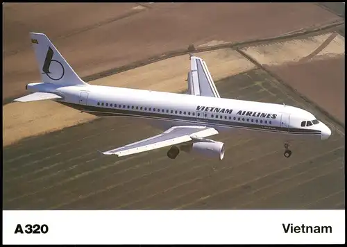 Ansichtskarte  VIETNAM AIRLINES A320 Flugzeug 1999