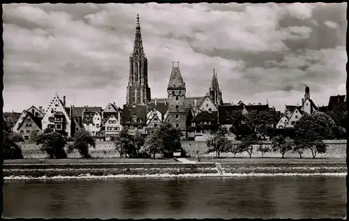 Ansichtskarte Ulm a. d. Donau Panorama-Ansicht Stadt Teilansicht 1962