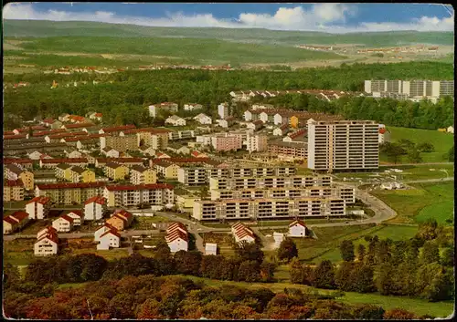 Sindelfingen Luftaufnahme mit Stadtteile Eschenried, Spitzholz, Eichholz 1970