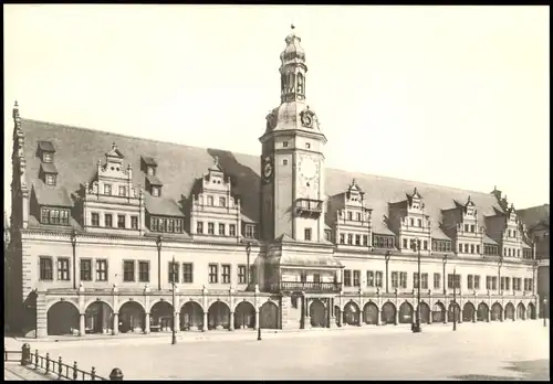 Ansichtskarte Leipzig Altes Rathaus 1974