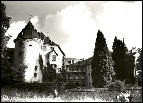 Ansichtskarte Laubach (Hessen) Partie am Schloß 1979