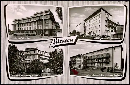 Ansichtskarte Gießen MB: Krankenhaus, Heilstätte Seltersberg 1963