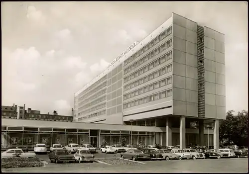 Ansichtskarte Leipzig Interhotel Stadt Leipzig zu DDR-Zeiten 1967/1966