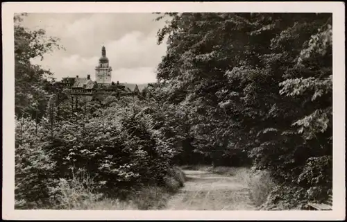 Ansichtskarte Ballenstedt (Harz) Burg Falkenstein 1950