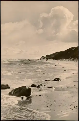 .Mecklenburg-Vorpommern Ostsee/ Baltic Sea - Steilküste, Strand 1965