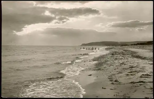 .Mecklenburg-Vorpommern Ostsee/ Baltic Sea - Stimmungsbild, Strand am Abend 1958