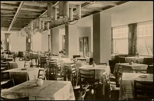 Oberhof (Thüringen) FDGB-Erholungsheim ,"Glückauf" Speisesaal 1958