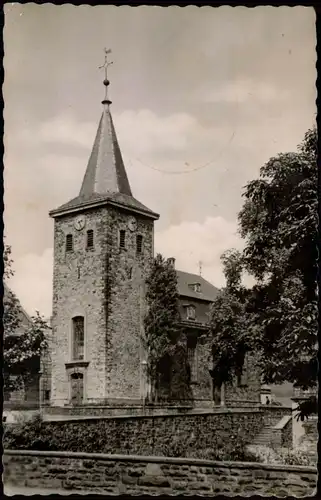 Ansichtskarte Velbert Alte ev. Kirche 1954