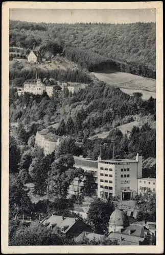 Ansichtskarte Bad Schwalbach Langenschwalbach Kurhotel u. Villa Opel 1953