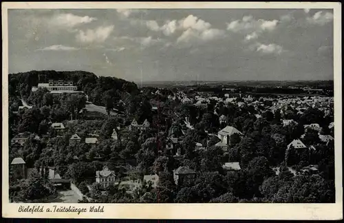 Ansichtskarte Bielefeld Totale 1950