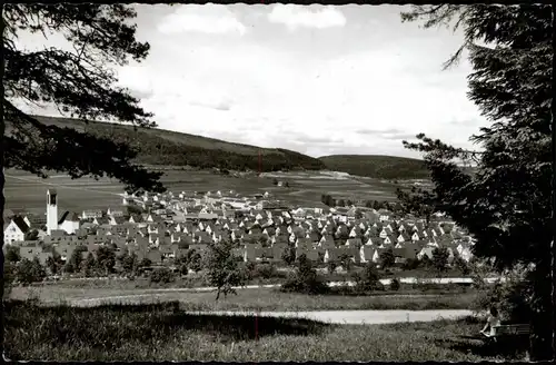 Ansichtskarte Blumberg Blick auf die Stadt 1956