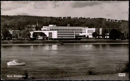 Ansichtskarte Bonn Bundeshaus - Schiff 1958