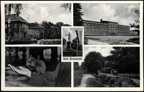 Ansichtskarte Bad Bramstedt Stadtansichten, Gebäude Eichhörnchen 1954