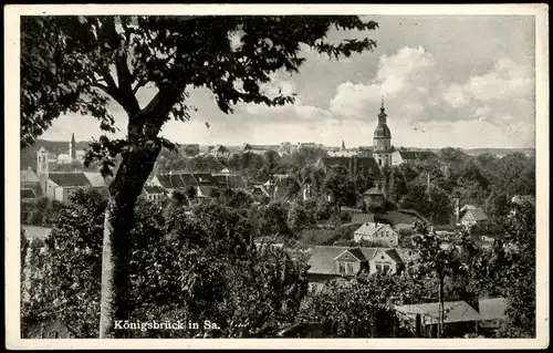 Ansichtskarte Königsbrück Kinspork Stadtpartie 1932