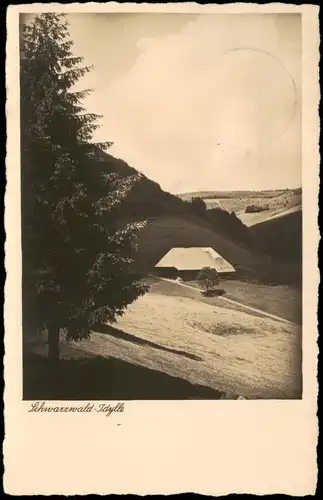 Ansichtskarte .Baden-Württemberg Schwarzwald Idylle 1937