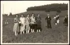 Junge Frauen auf dem Feld Mode Zeitgeschichte 1928 Privatfoto Foto