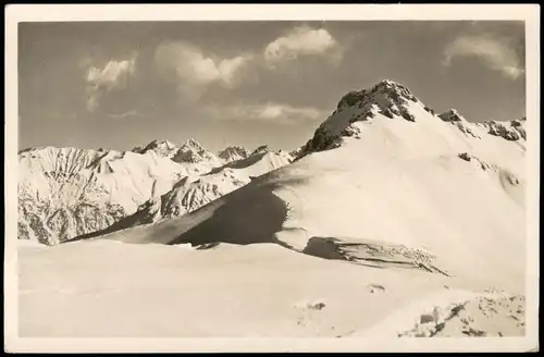 Ansichtskarte Bregenz Kanzelwand - Eis Schnee 1937