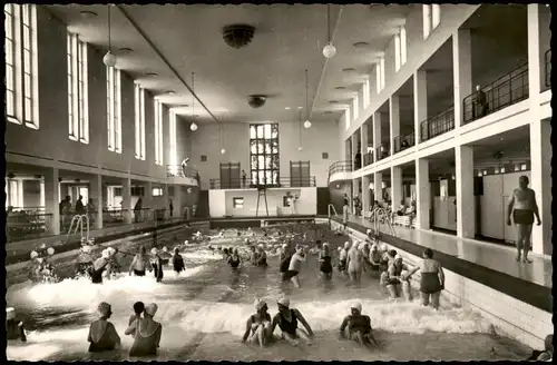 Ansichtskarte Norderney Wellenbad - Innen 1963