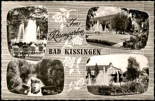 Ansichtskarte Bad Kissingen Mehrbild-AK mit Orts- und Stadtteilansichten 1963