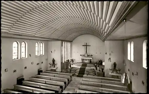 Ansichtskarte Bad Karlshafen Kath. Kirche St. Michael Innenansicht 1960