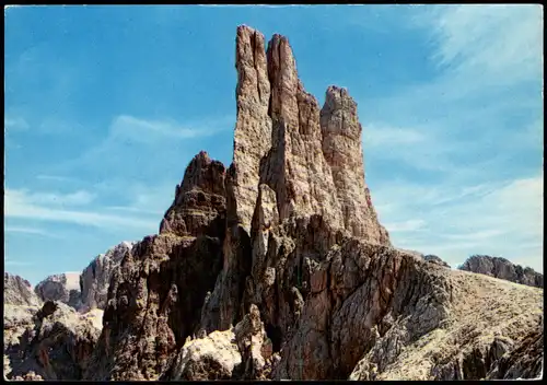 Cartoline .Trentino-Südtirol Dolomiti Catinaccio Torri del Vajolet 1968