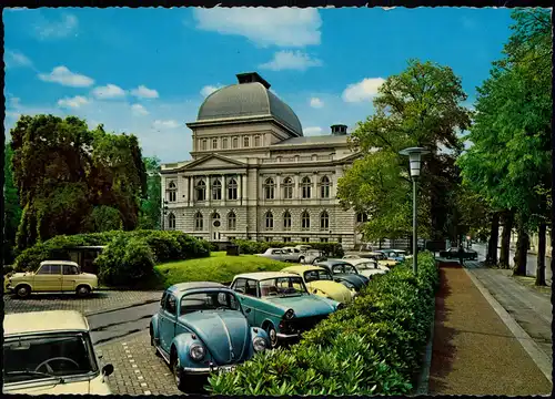 Oldenburg Partie am Theater Staatstheater, Autos ua. VW Käfer 1965