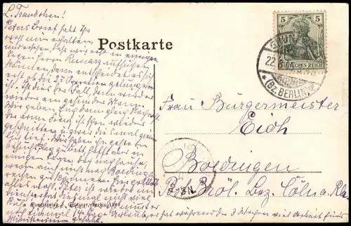 Ansichtskarte Grunewald-Berlin Partie am Hundekehlensee 1905