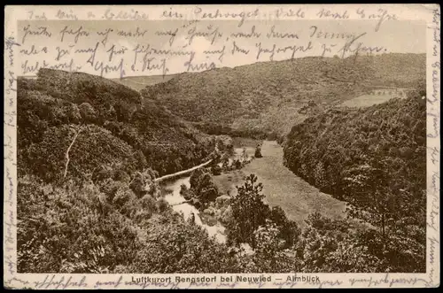 Ansichtskarte Rengsdorf Almblick bei Neuwied 1924