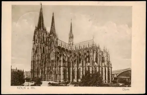 Ansichtskarte Köln Kölner Dom 1925