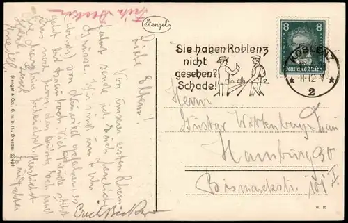 Ansichtskarte Königswinter Siebengebirge mit Drachenfels Rhein 1928