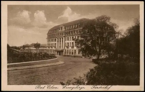 Ansichtskarte Bad Eilsen Fürstenhof 1929