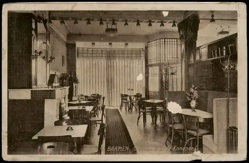 Barmen-Wuppertal Conditoreiu Café Ennepers, Alter Markt - Gastraum, 1918
