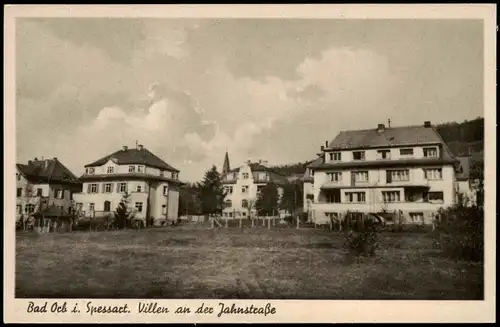 Ansichtskarte Bad Orb Villen an der Jahnstraße 1952