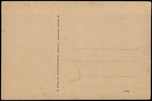 Ansichtskarte Heilbronn 2 Bild Kätchen und Kätchenhaus 1922