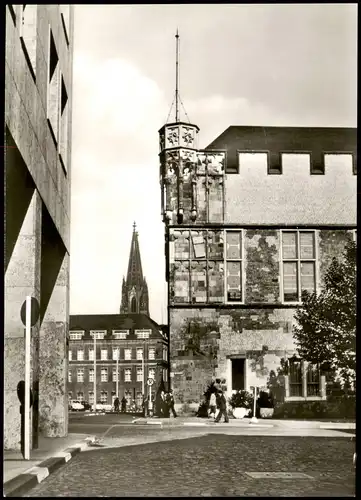 Ansichtskarte Köln Gürzenich mit Domtürmen Stadtteilansicht 1960