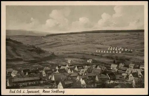 Ansichtskarte Bad Orb Neue Siedlung 1932