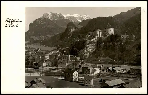 Foto Kufstein Stadt, Bahnhof - Gleisanlagen 1938 Privatfoto